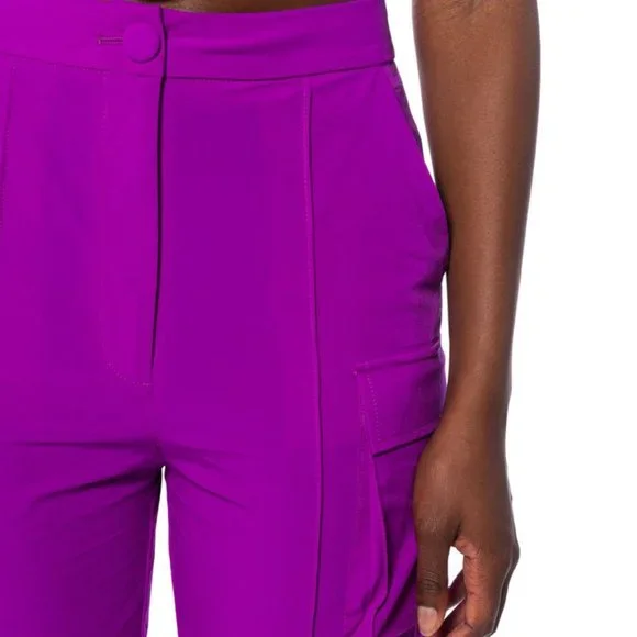 Elaine Violet: High Waist Cargo Slacks Large - Picture 3 of 7